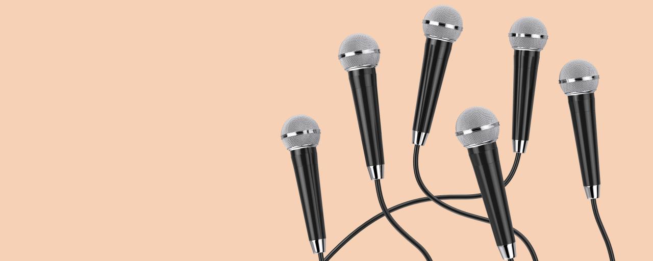 Many microphones