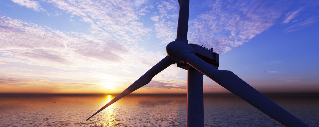 giant offshore wind turbine