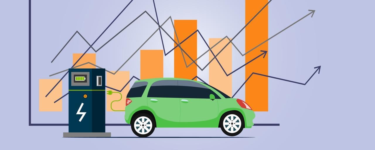 illustration of an electric vehicle
