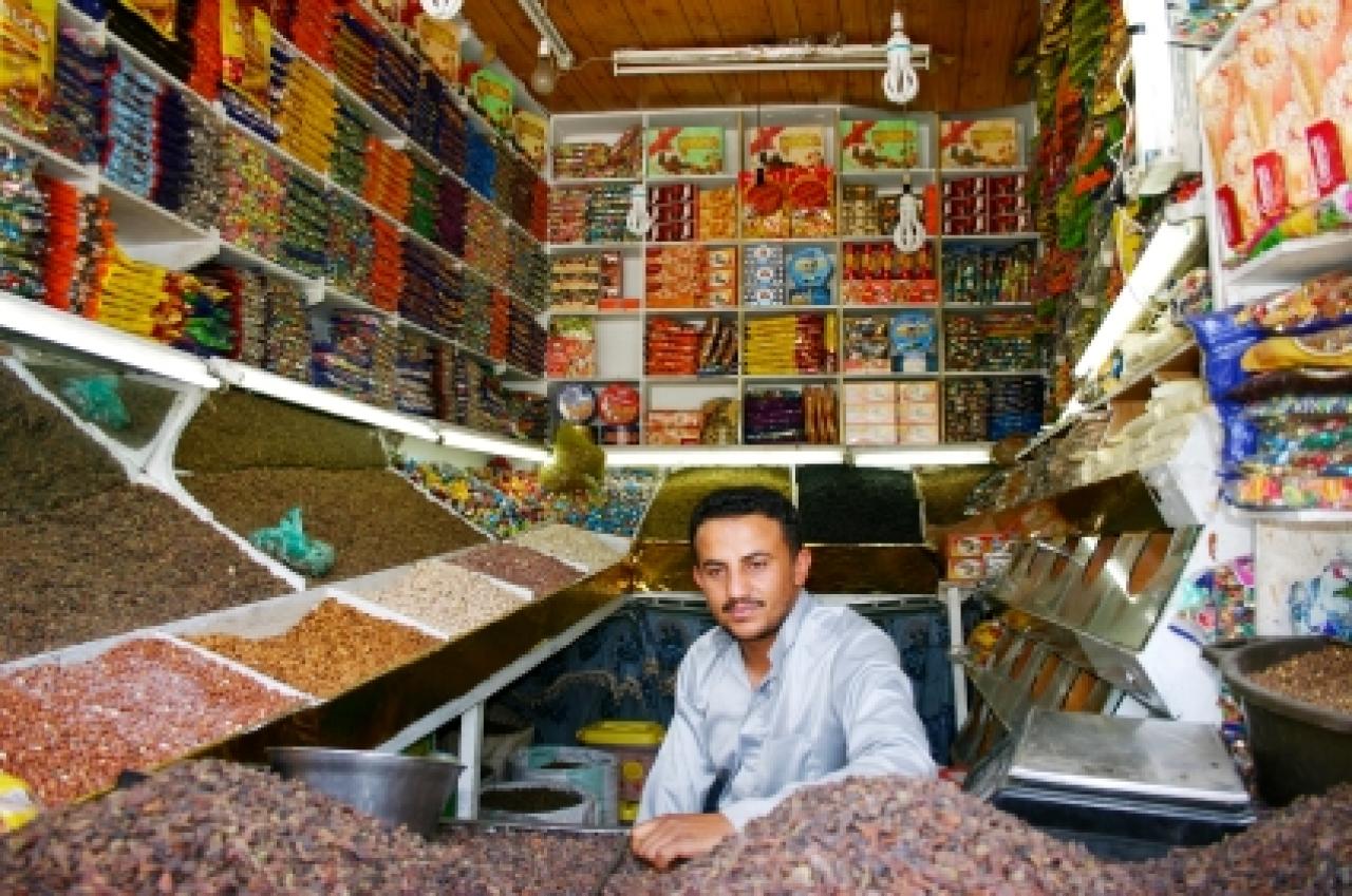 Arab shopkeeper Arab shopkeeper