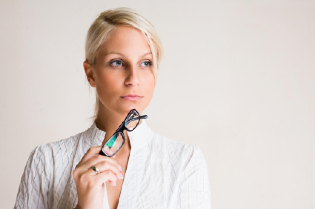 Businesswoman lost in thought Businesswoman lost in thought